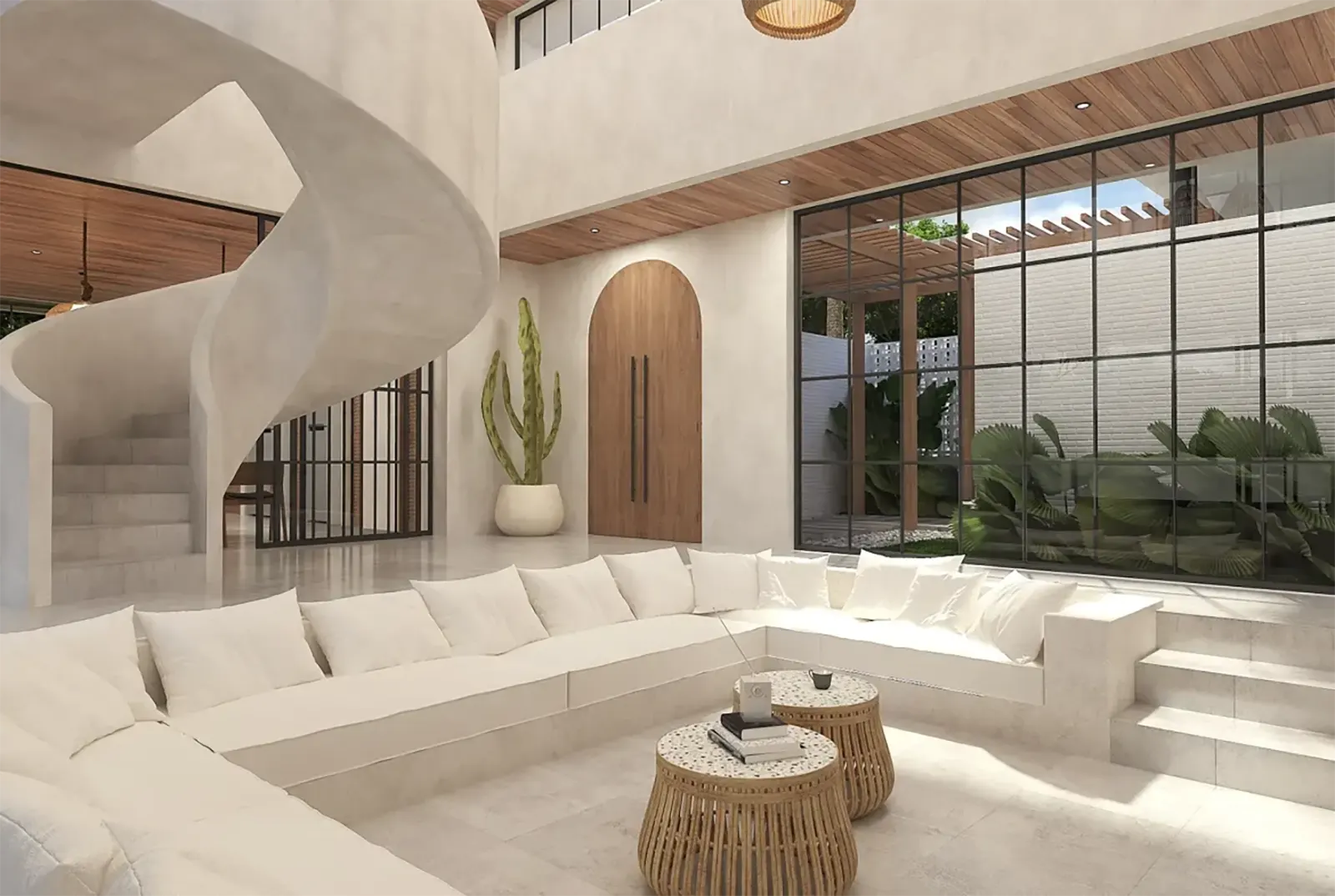 Villa Habitas interior living area