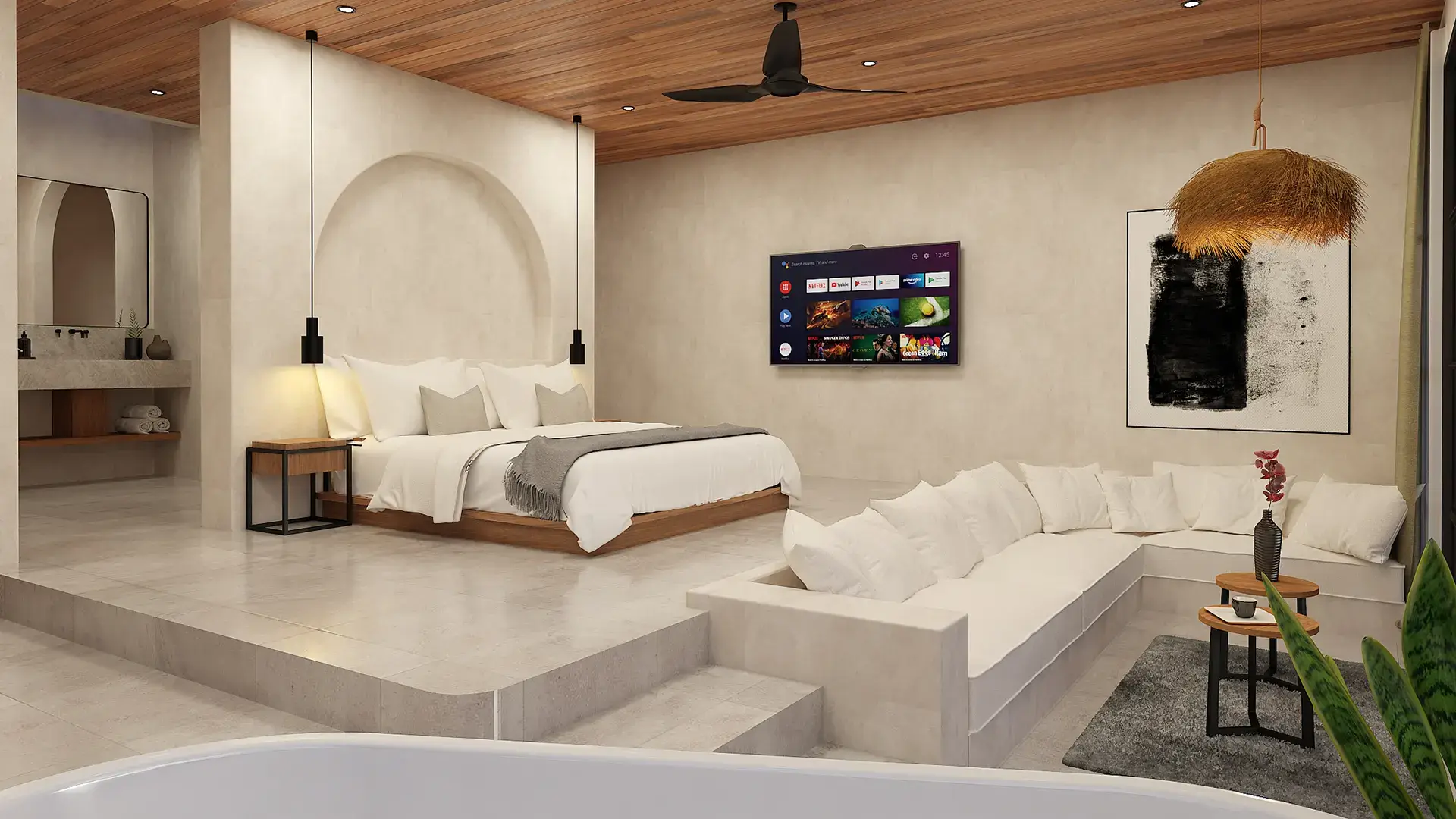 Villa Habitas interior bedroom