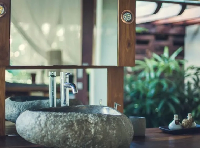 Villa Red Door Bathroom sink