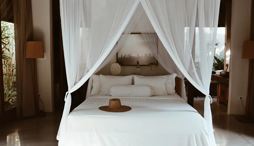 Villa Red Door Bedroom front view