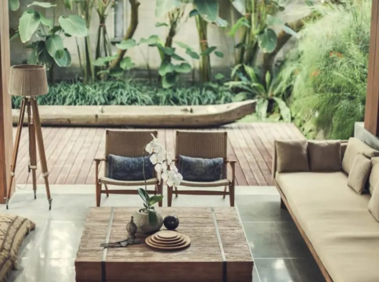 Villa Red Door Living Area with splendid sofa