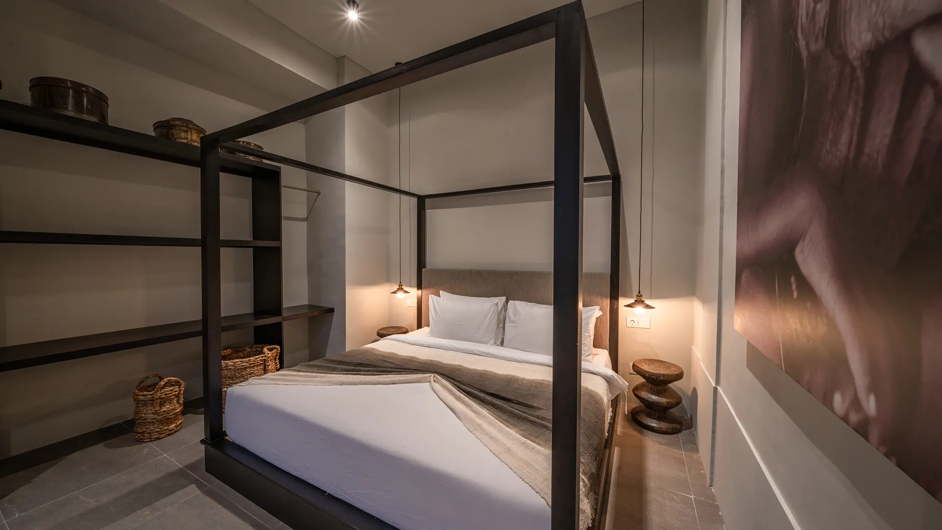 villa wiraja bedroom with cozy ambience