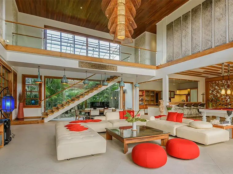 Villa Fleur De Lys living room