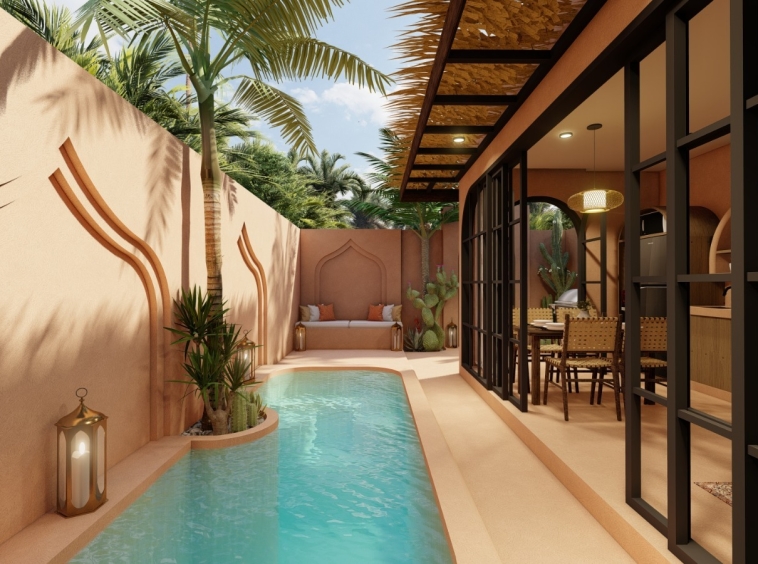 Affordable 1 Bedroom Off-Plan Tropical Design Villa