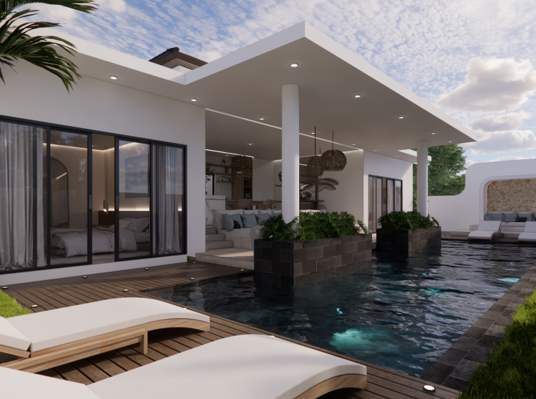 Serenity Villa: Tranquil 2-Bedroom Retreat in Padonan, Bali