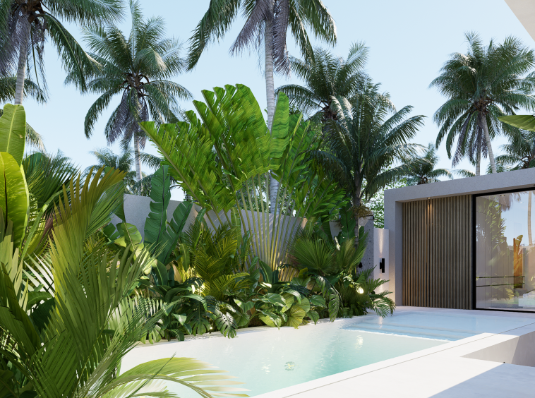 Umalas Sanctuary, Upcoming Luxurious 2-Bedroom Villa For Lease