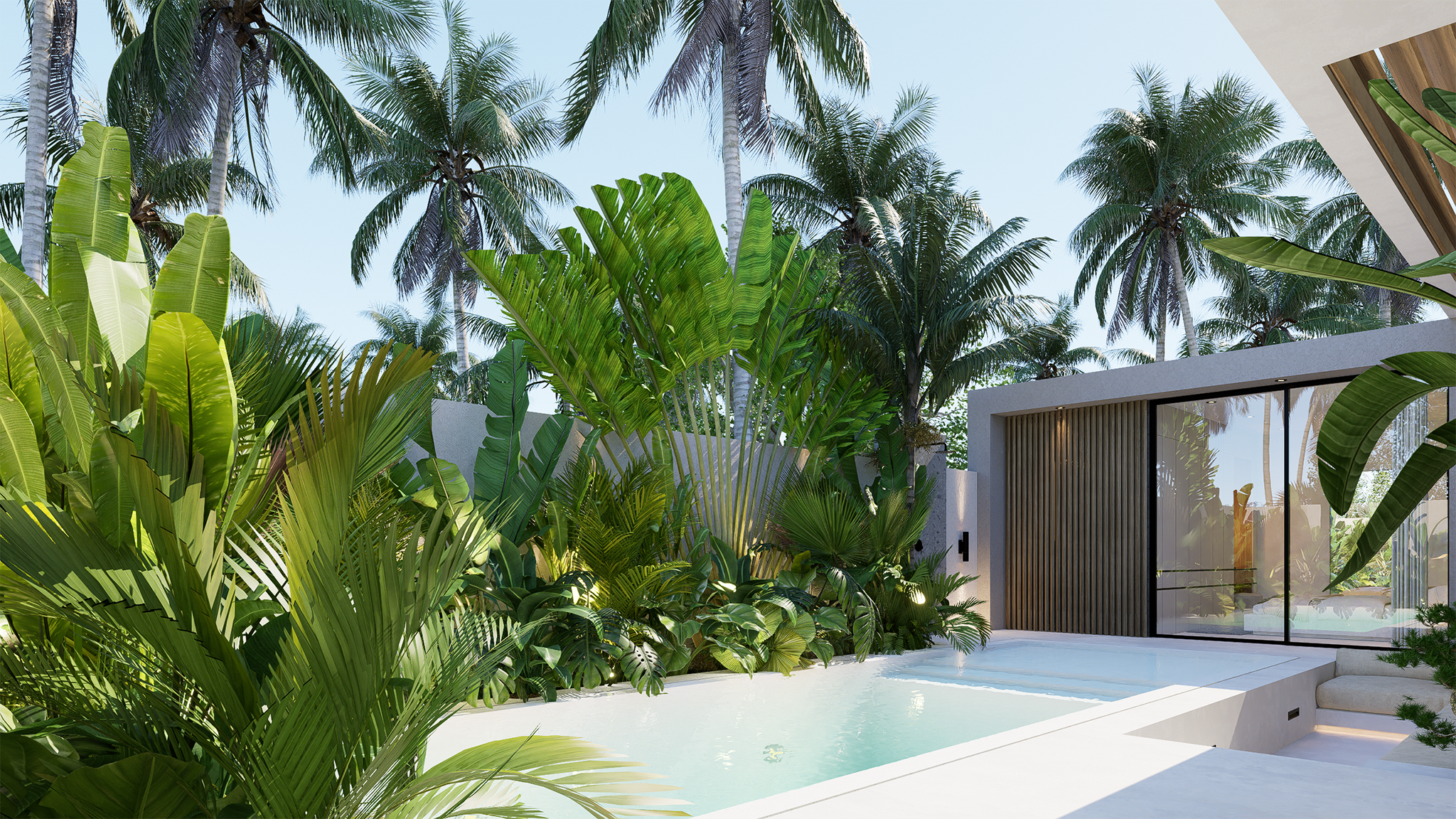 Umalas Sanctuary, Upcoming Luxurious 2-Bedroom Villa For Lease