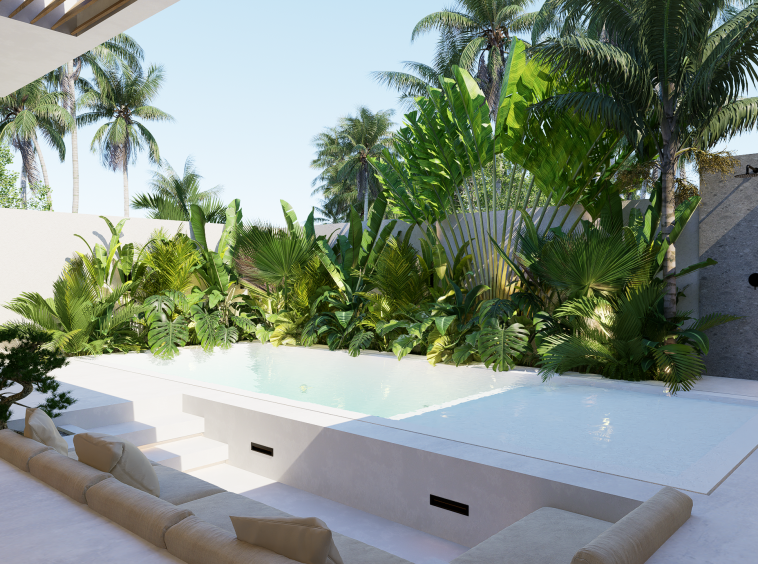 Umalas Sanctuary, Upcoming Luxurious 2-Bedroom Villa For Lease