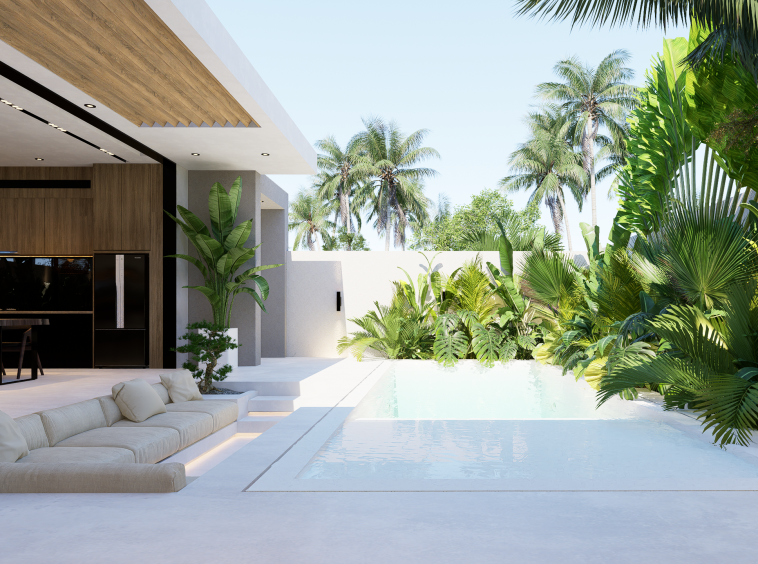 Umalas Sanctuary, Upcoming Luxurious 2-Bedroom Villa For Lease