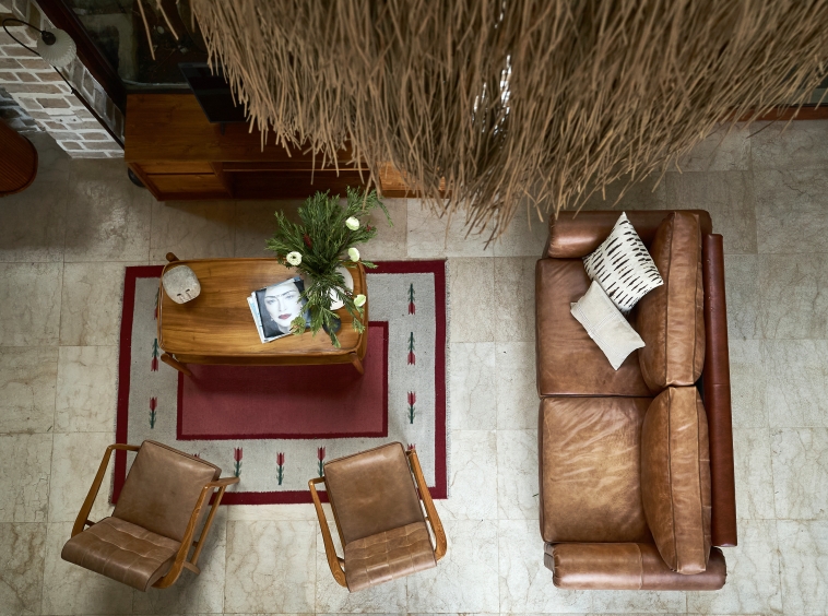 avish 3-bedroom Villa with Stone Walls in Pererenan, Bali For Lease