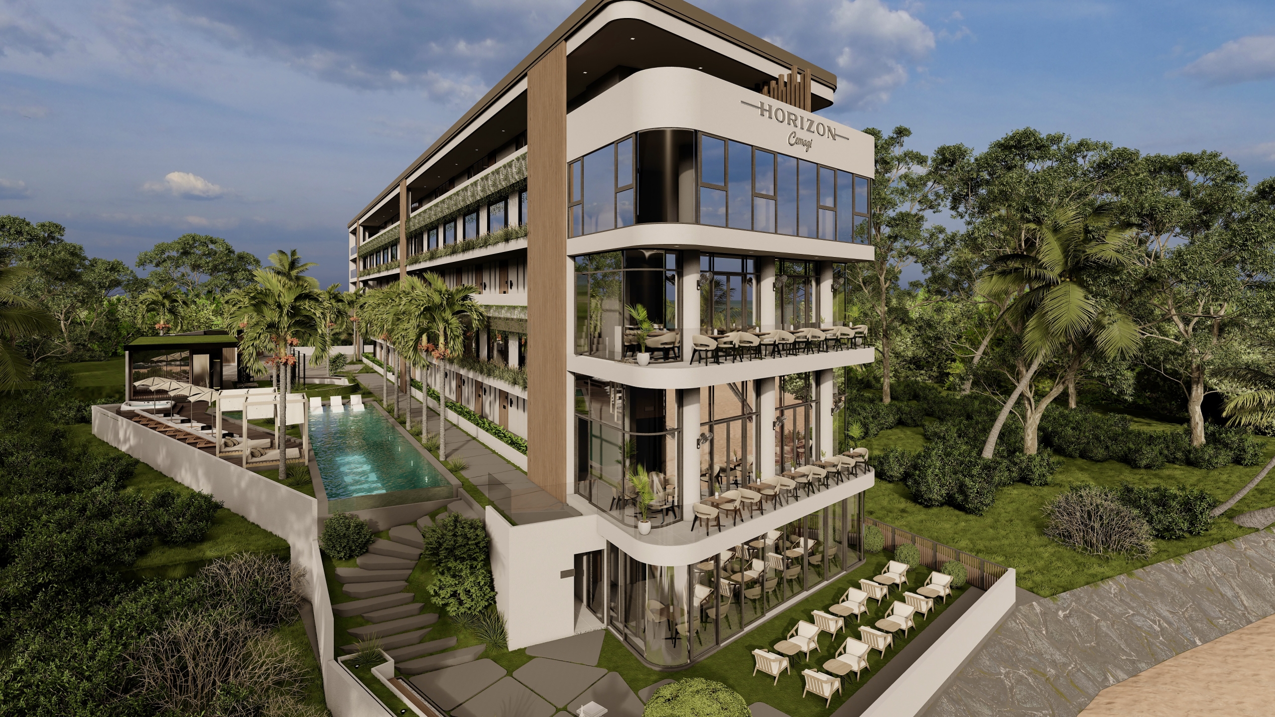 Stunning 1-bedroom Leasehold Modern Apartment in Cemagi, Bali