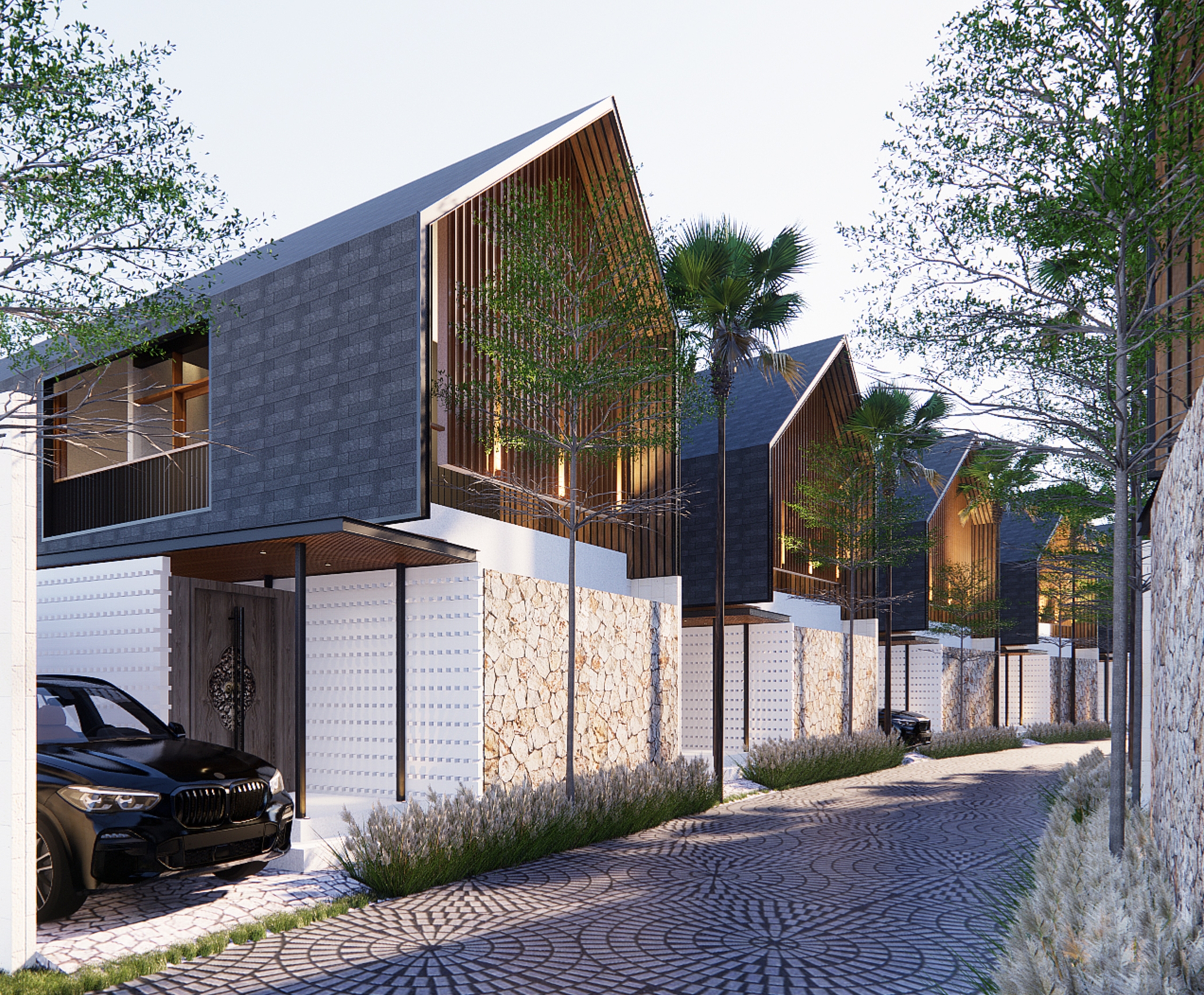 Facade View - 3-bedroom Villa in A Residential Area in Balangan