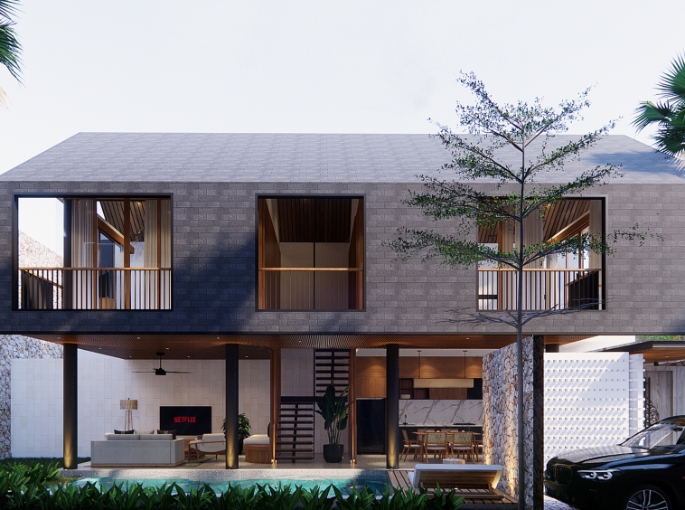 Contemporary Villa in Balangan Beach