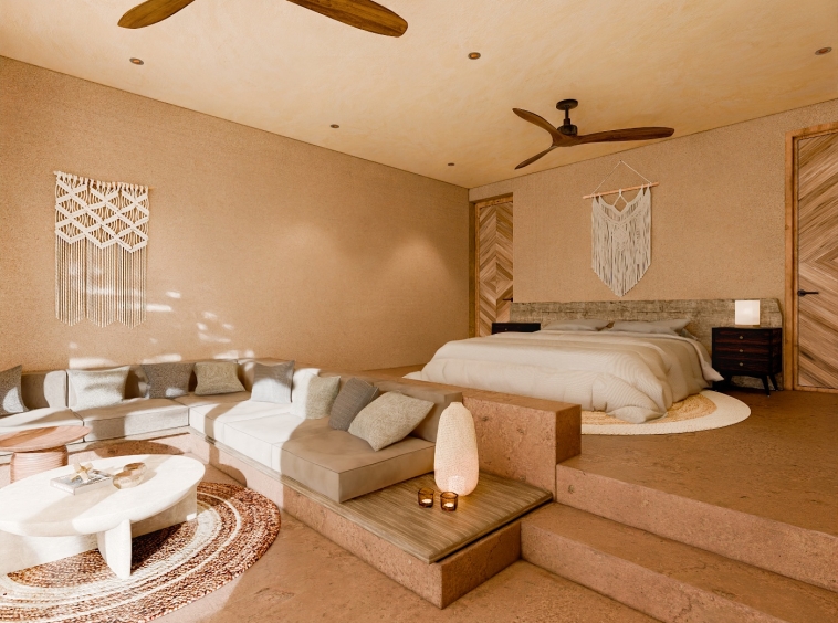 Upcoming 2-bedroom Penthouse with Jaccuzi - Bedroom