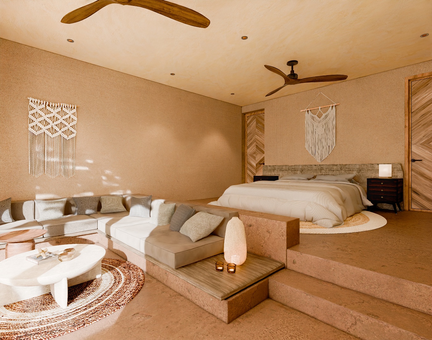 Upcoming 2-bedroom Penthouse with Jaccuzi - Bedroom