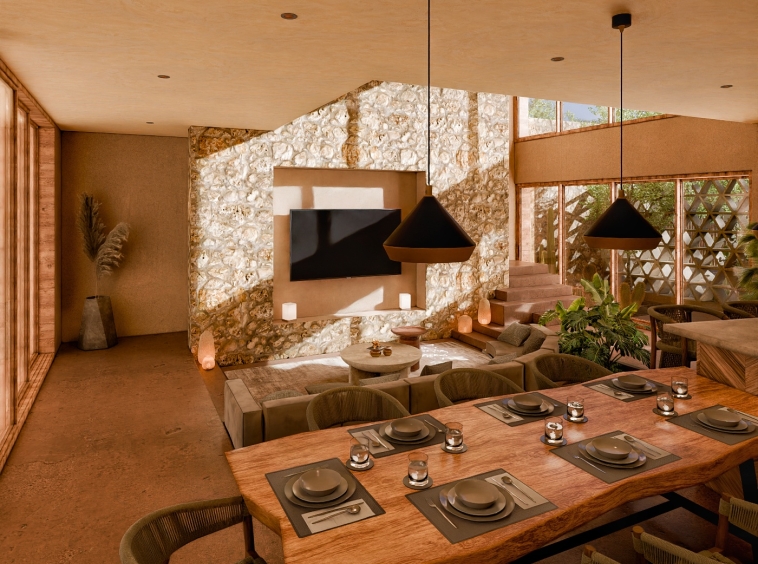 Upcoming 3-bedroom Villa with Unique Design and Perfect Landscape - Interior