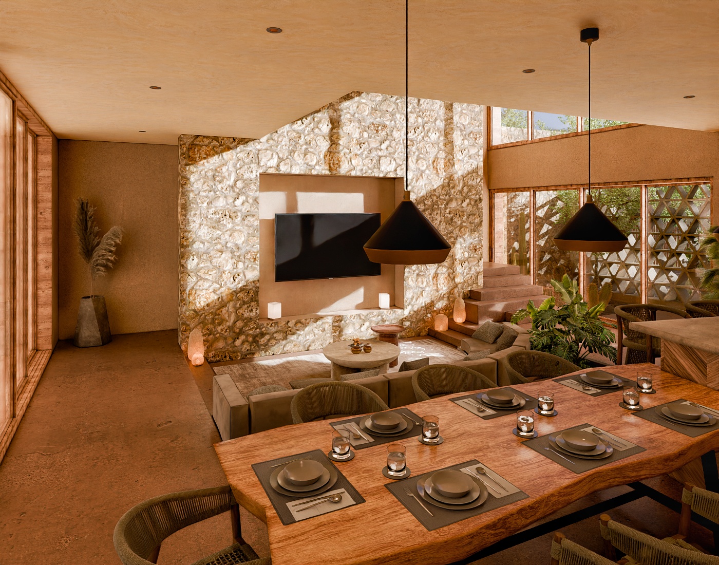 Upcoming 3-bedroom Villa with Unique Design and Perfect Landscape - Interior