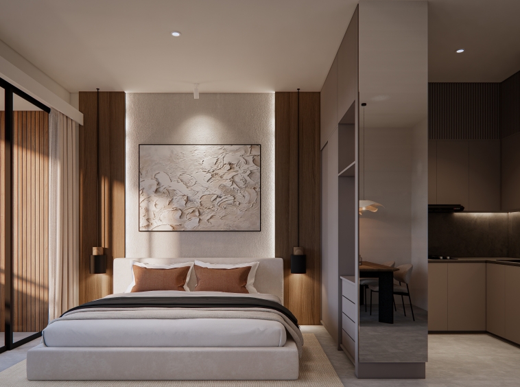 Stunning 2-bedroom Townhouse in Canggu Neighborhood - Bedroom