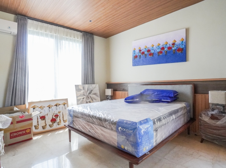 New Sanur Villa with 4 Bedrooms and Green View - Bedroom