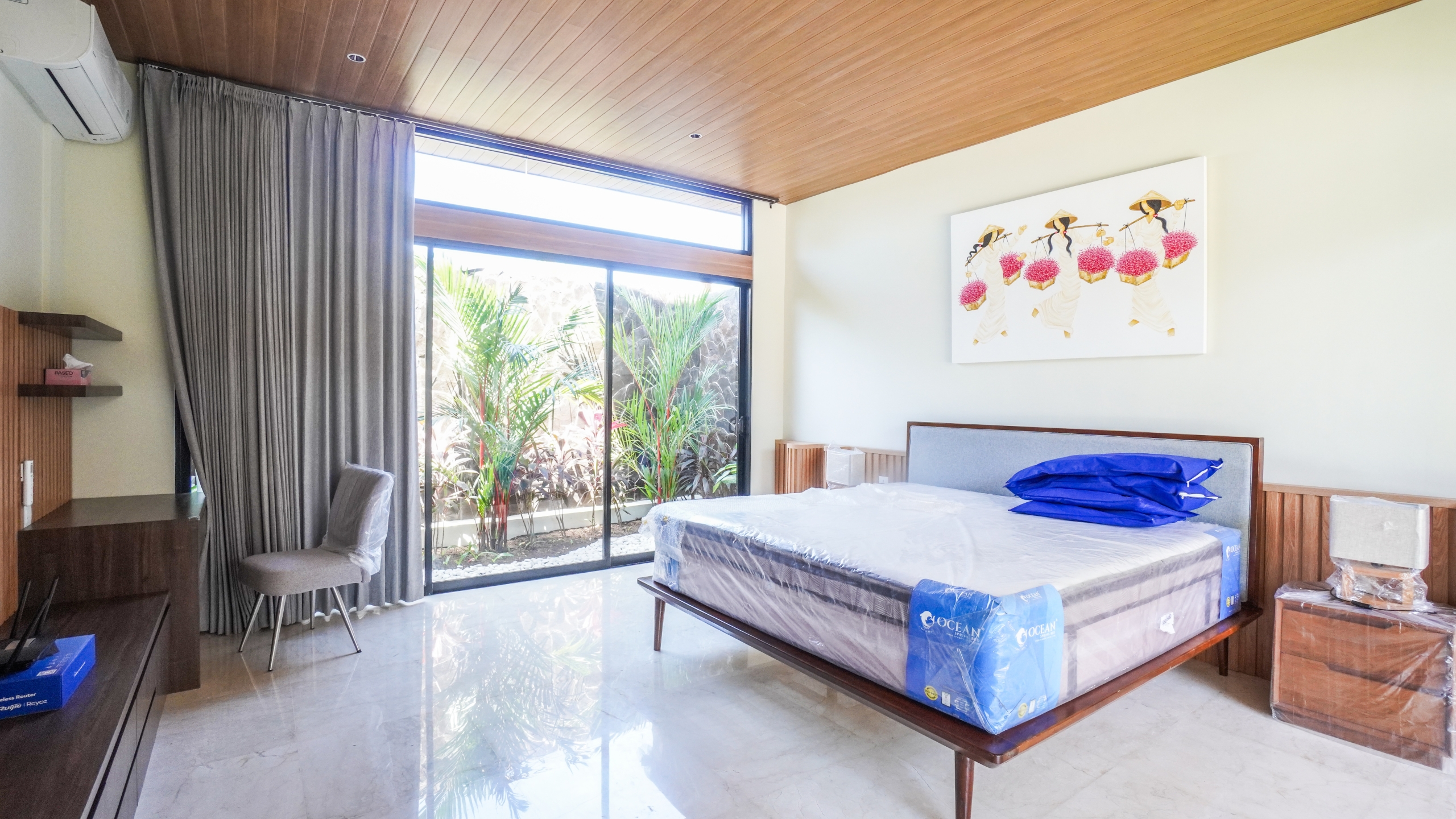 New Sanur Villa with 4 Bedrooms and Green View - Bedroom