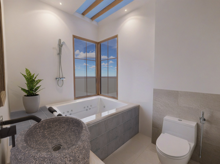 Stunning 2-bedroom Villa Minutes from Padang-Padang Beach - Bathroom