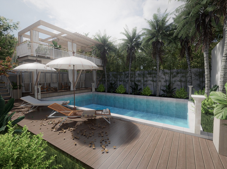 Modern Villa with 2 Bedroom Minutes from Uluwatu Temple - Swimming Pool