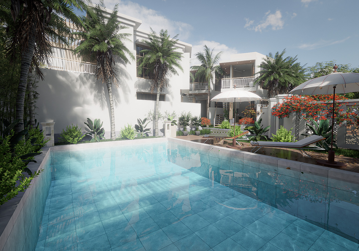 Modern Villa with 2 Bedroom Minutes from Uluwatu Temple - Swimming Pool