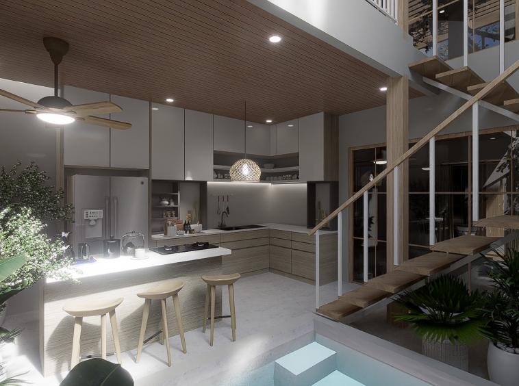 Modern Villa with 2 Bedroom Minutes from Uluwatu Temple - Interior