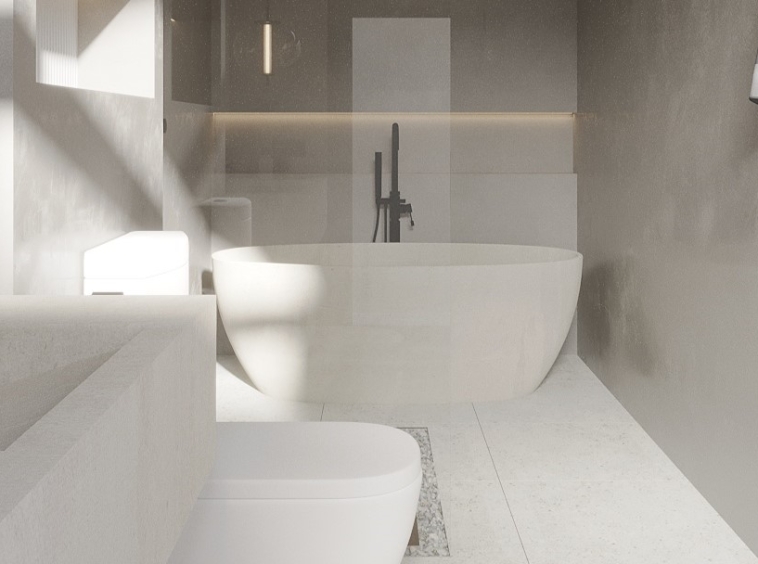 Upcoming 2-bedroom Villa Minutes from Pandawa Beach - Bathroom