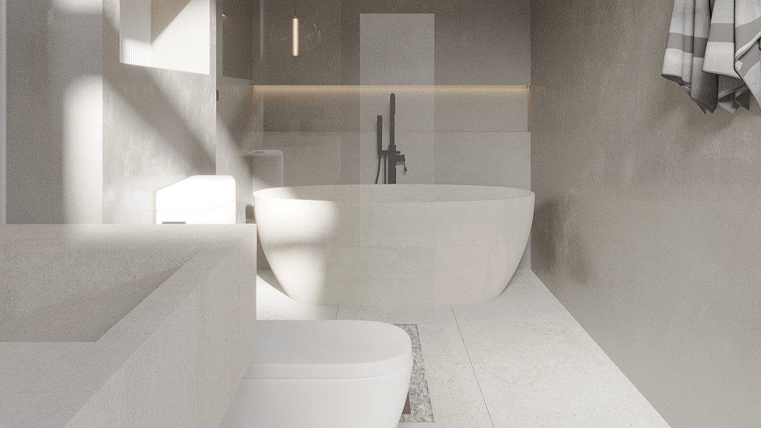 Upcoming 2-bedroom Villa Minutes from Pandawa Beach - Bathroom