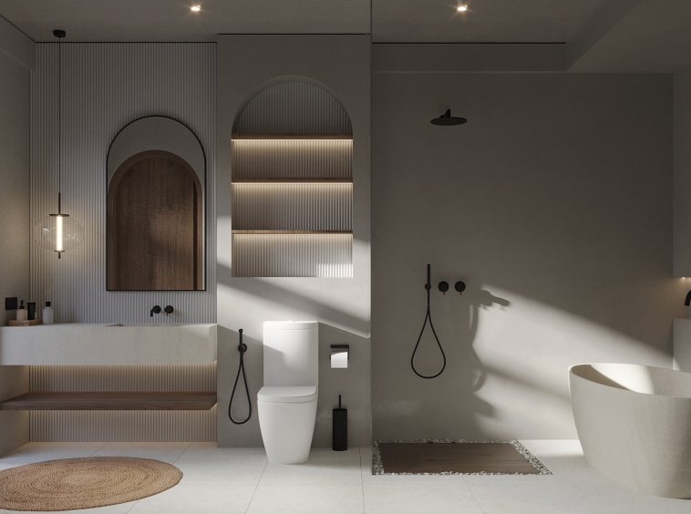 Upcoming 2-bedroom Villa Minutes from Pandawa Beach - Bathroom