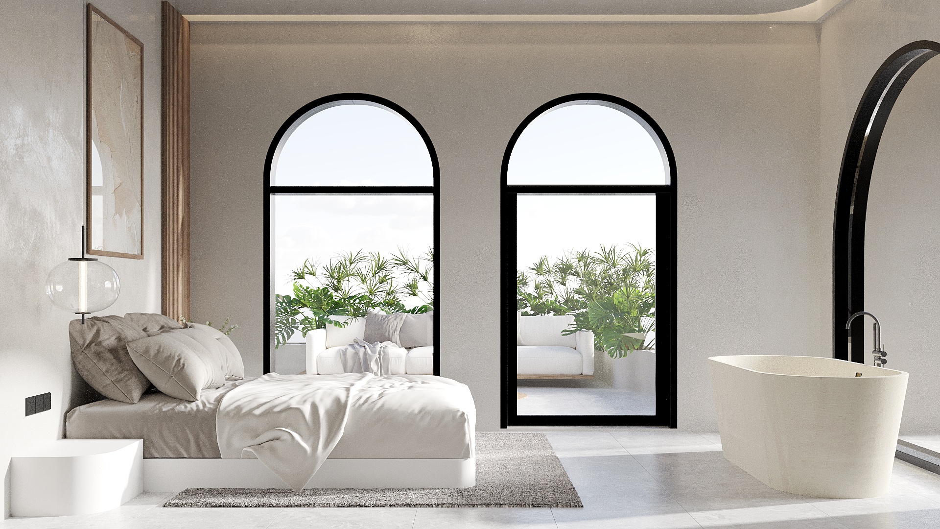 Upcoming 2-bedroom Villa Minutes from Pandawa Beach - Bedroom