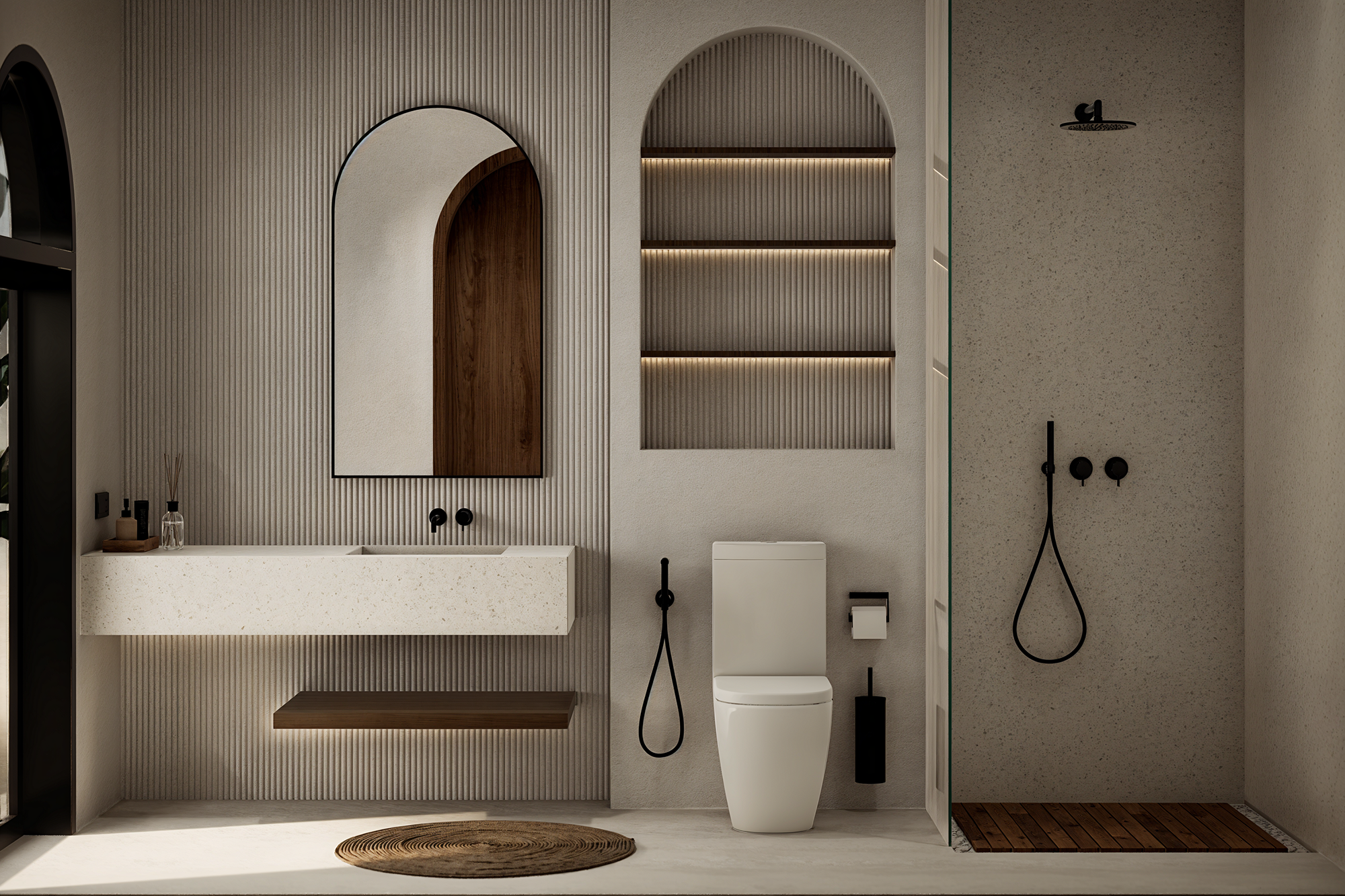 Exquisite 3-bedroom Villa Between Nusa Dua and Pandawa Beach - Bathroom