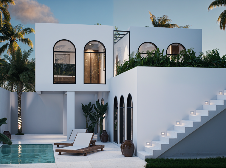 Exquisite 3-bedroom Villa Between Nusa Dua and Pandawa Beach - Yard