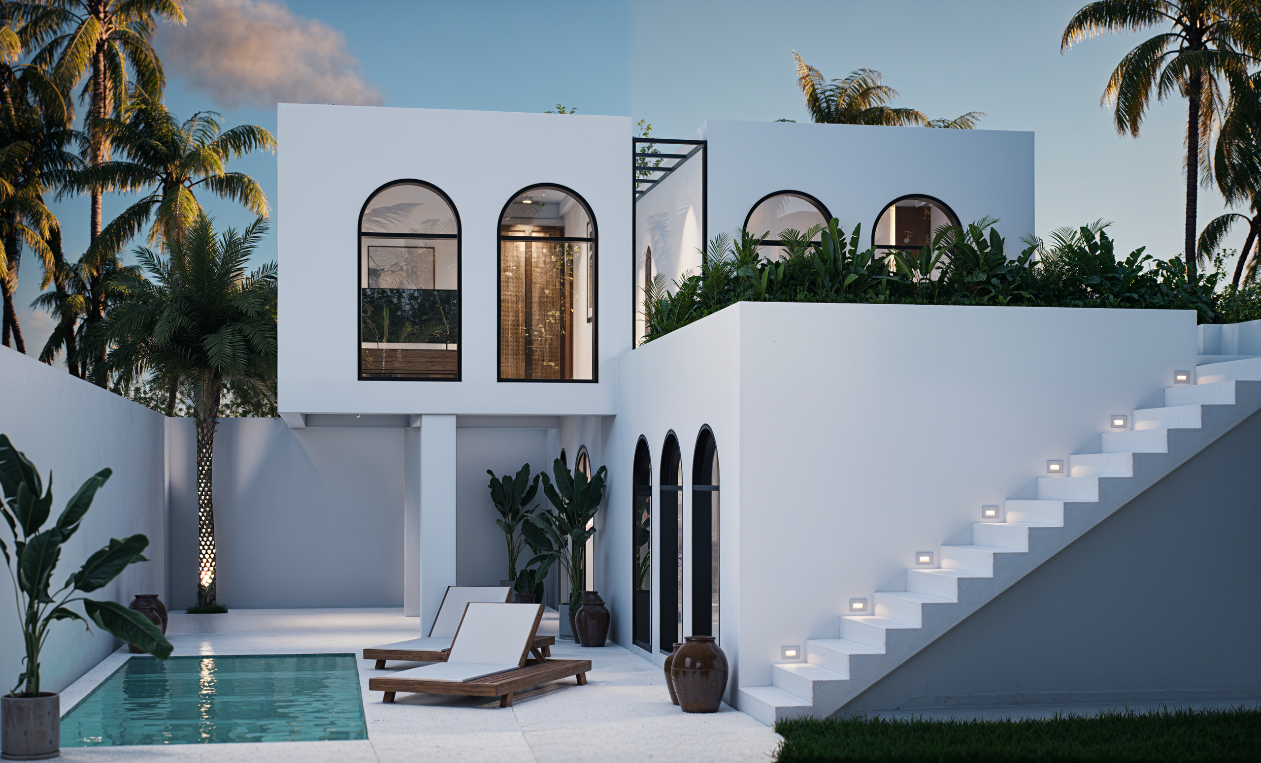 Exquisite 3-bedroom Villa Between Nusa Dua and Pandawa Beach - Yard