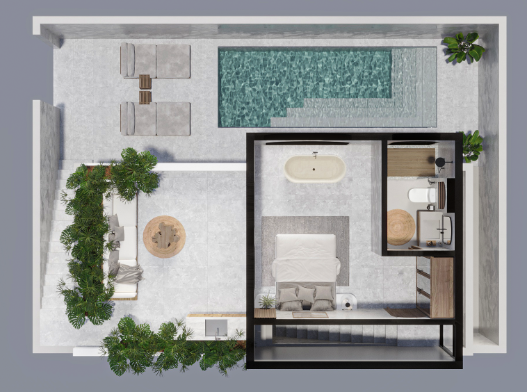 Upcoming 2-bedroom Villa Minutes from Pandawa Beach