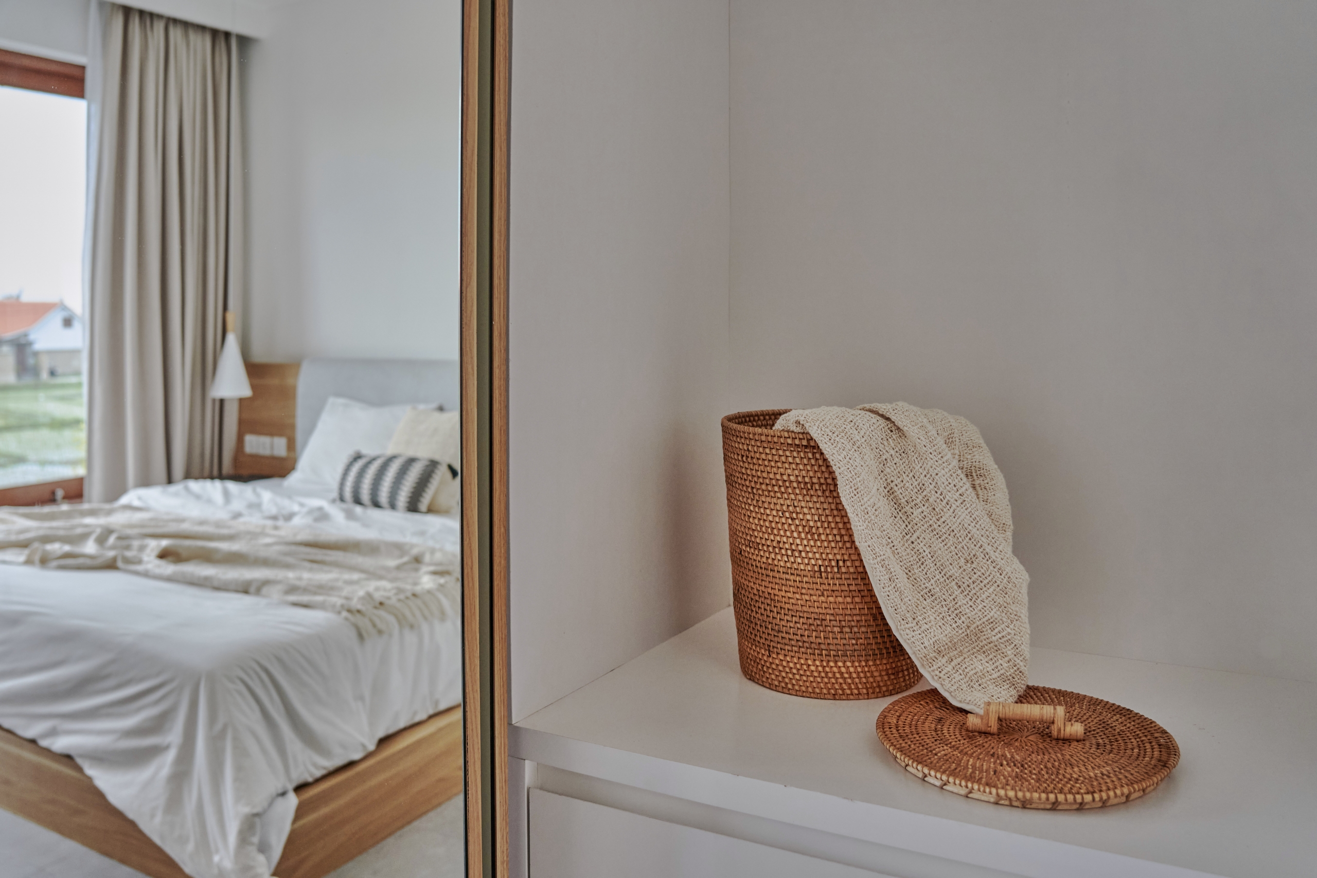 Beautiful Villa with 3 Bedrooms and Rice Field Views in Cemagi - Bedroom