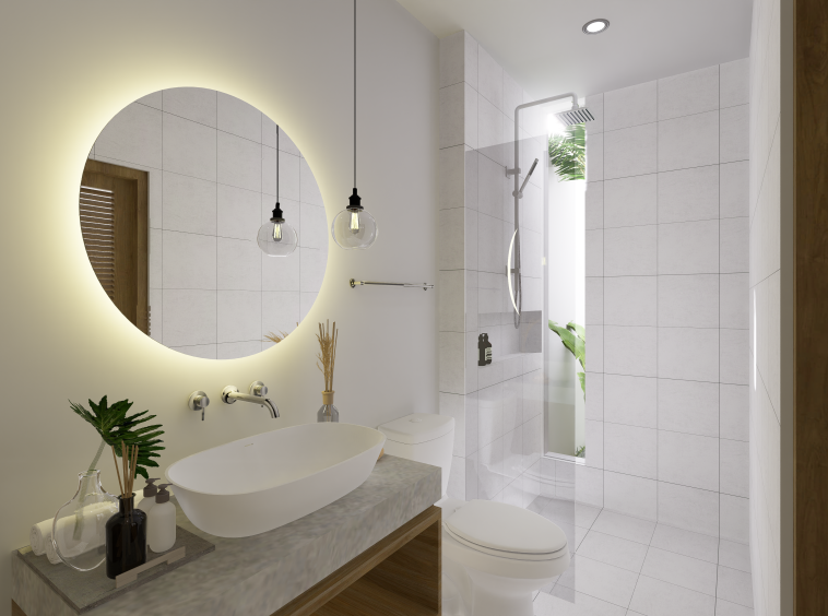 Stylish Villa with 2 Bedrooms in Ungasan, Bali - bathroom