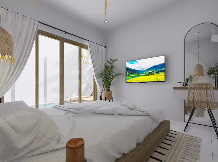 Stylish Villa with 2 Bedrooms in Ungasan, Bali - Bedroom