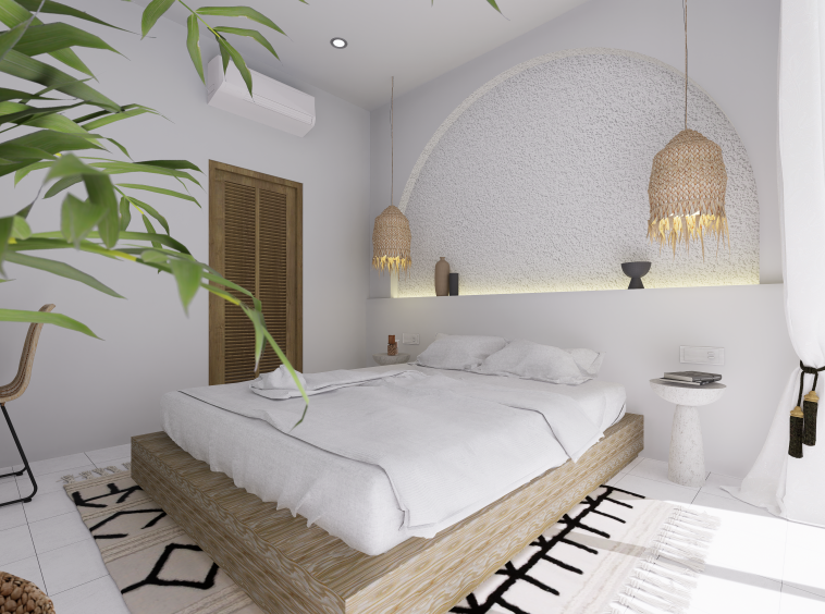 Stylish Villa with 2 Bedrooms in Ungasan, Bali - Bedroom