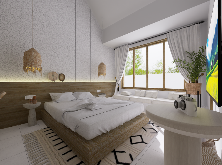 Stylish Villa with 2 Bedrooms in Ungasan, Bali - Bedroom