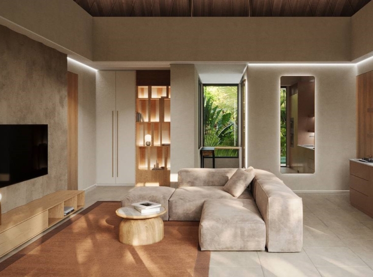 Beautiful Villa with 2 Bedrooms Minutes from Ubud - Living Room