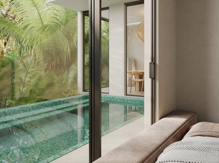 Beautiful Villa with 2 Bedrooms Minutes from Ubud - Swimming Pool View