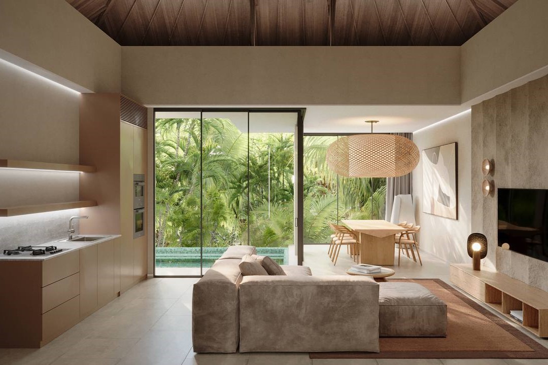 Beautiful Villa with 2 Bedrooms Minutes from Ubud - Living Room