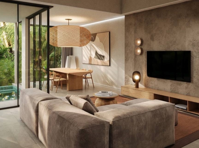 Beautiful Villa with 2 Bedrooms Minutes from Ubud - Living Room