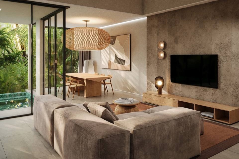 Beautiful Villa with 2 Bedrooms Minutes from Ubud - Living Room