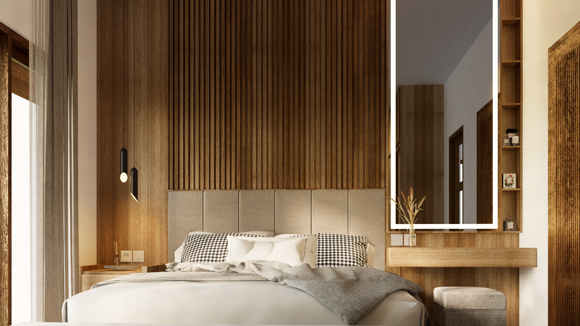 Stunning Villa with 3 Bedrooms in Sanur – Master Bedroom