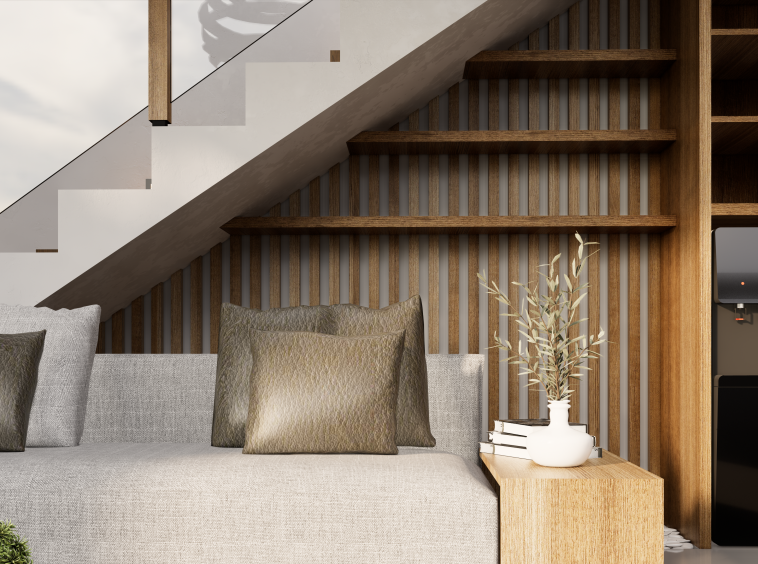 Stunning Villa with 3 Bedrooms in Sanur – Living Area