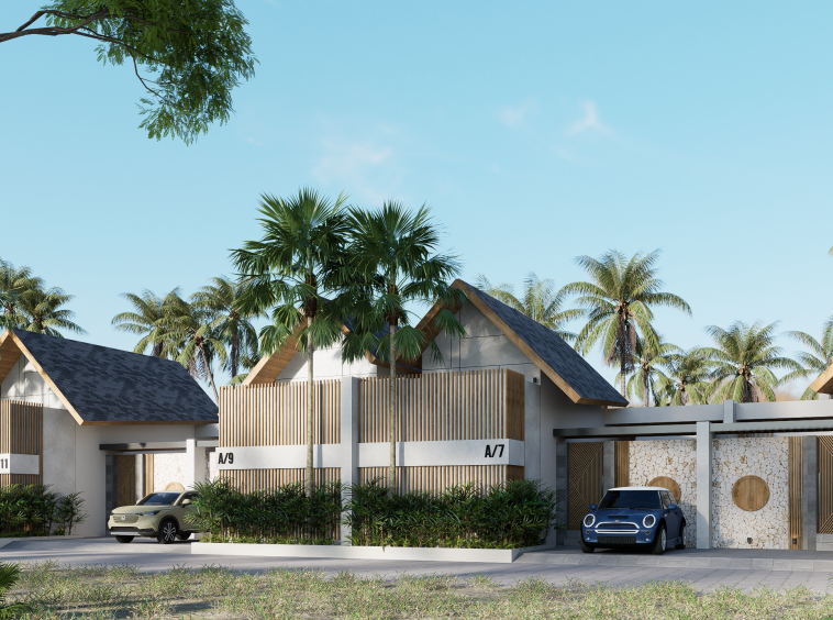 Villa with 2 Bedrooms in Buduk – Outdoor