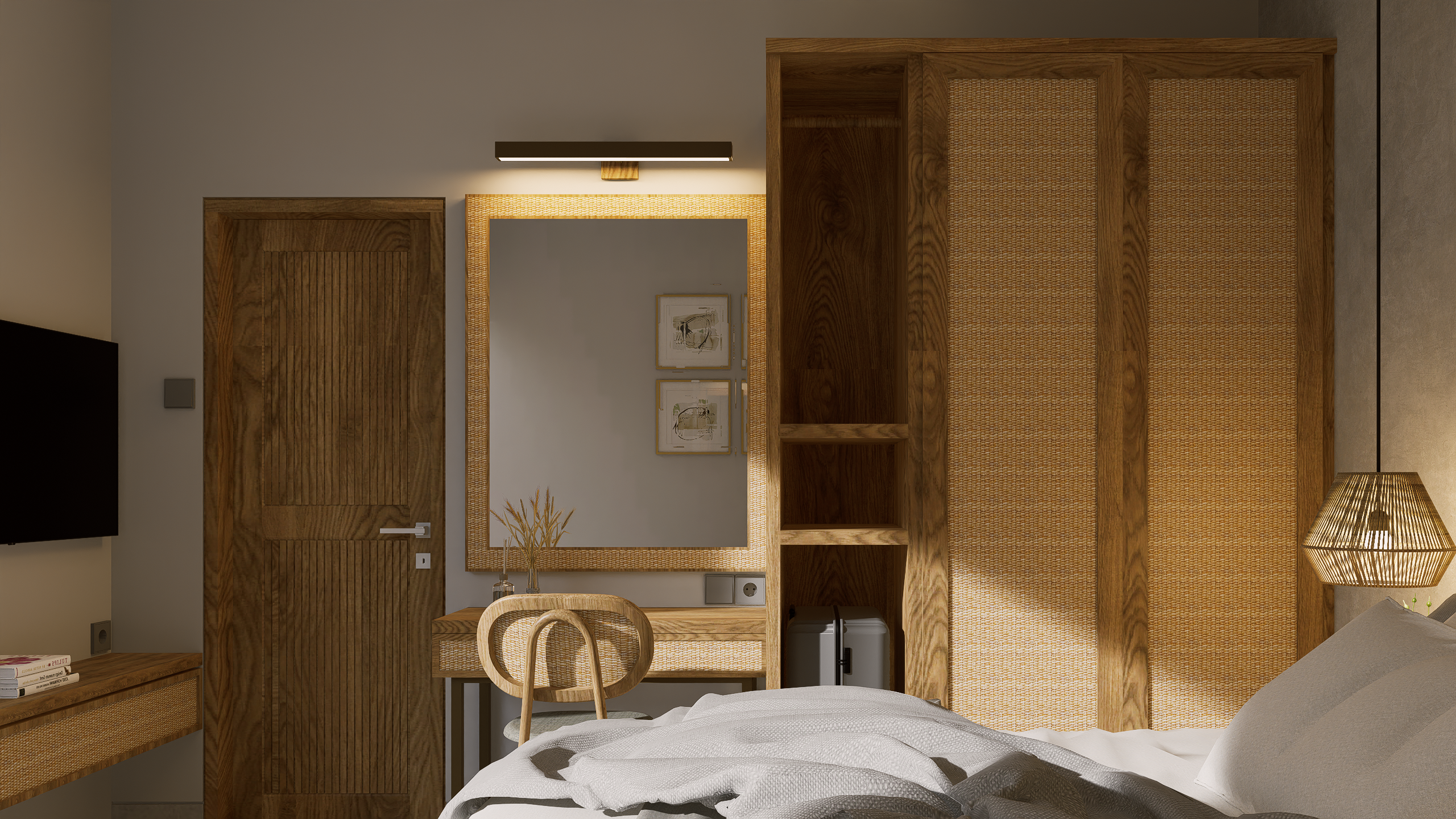 Villa with 2 Bedrooms in Buduk – Bedroom